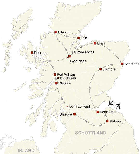  deutschsprachige Busrundreise durch Schottland inkl. Highlands & Skye Motiv 